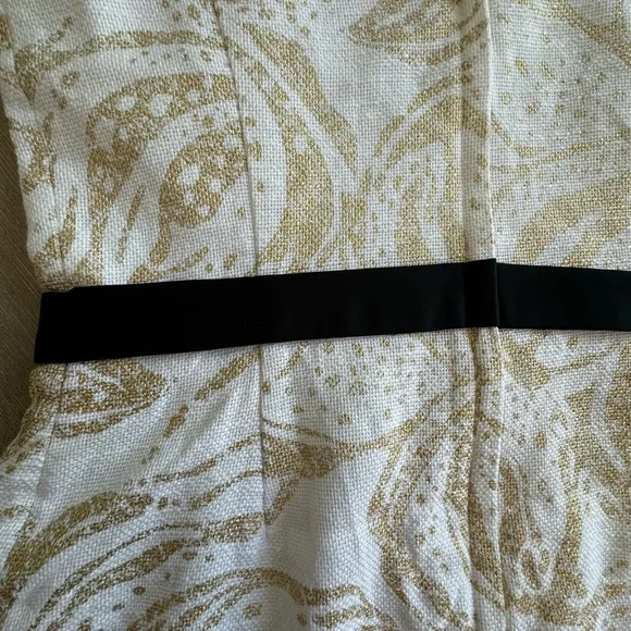 Lilly Pulitzer gold palm leaf Embellished sheath Dress 10 EUC - Picture 5 of 10